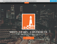 Tablet Screenshot of edgis-security.org